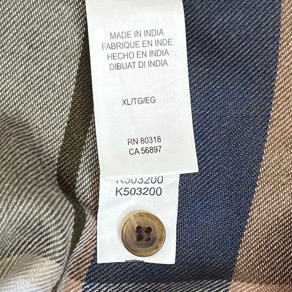 Lucky Brand Women Plaid Button-Up Shirt XL Multi-Color Viscose Modal Casual - Picture 14 of 16